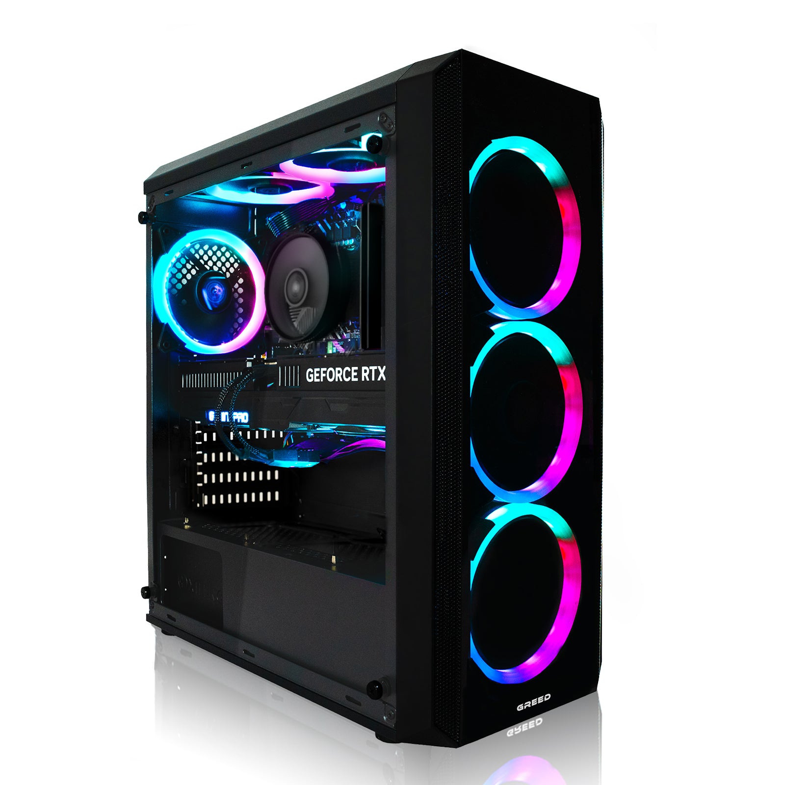 GREED® MK2 - Gaming PC, Gaming Computer - Intel Core i7 12700F + Nvidia Geforce RTX 5060 GREED® MK2 - Gaming PC, Gaming Computer - Intel Core i7 12700F + Nvidia Geforce RTX 5060